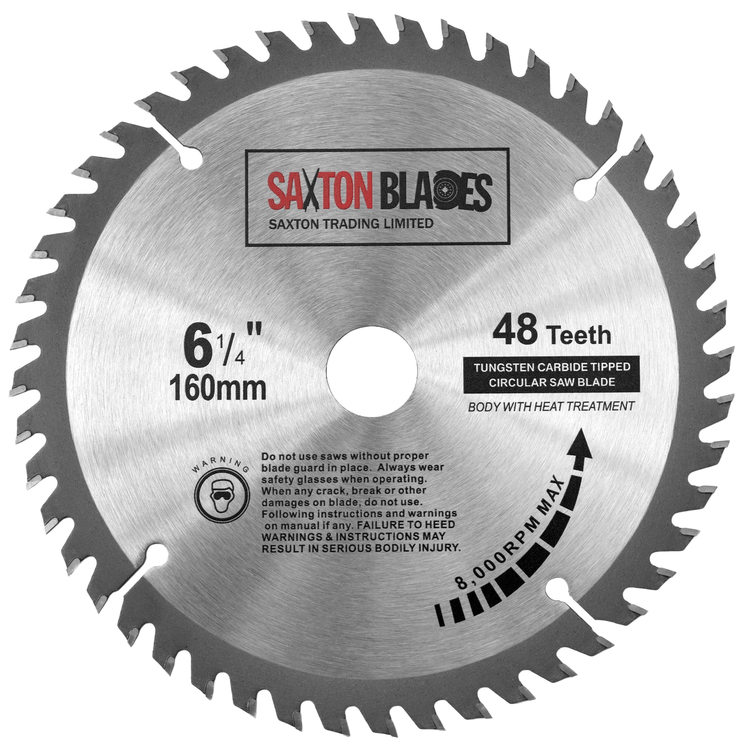 TCT Circular Blade 160mm x 48T | Saxton Blades