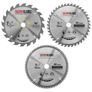 TCT Circular Blade 185mm Pack B 20mm Bore (16mm ring) Pack of 3