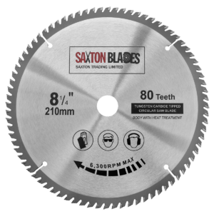 TCT Circular Blade 210mm x 80T x 25.4mm Bore