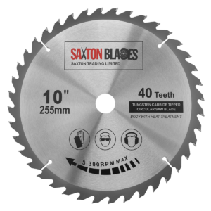 TCT Circular Blade 255mm x 40T x 25.4mm Bore