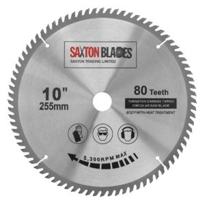 TCT Circular Blade 255mm x 80T x 25.4mm Bore