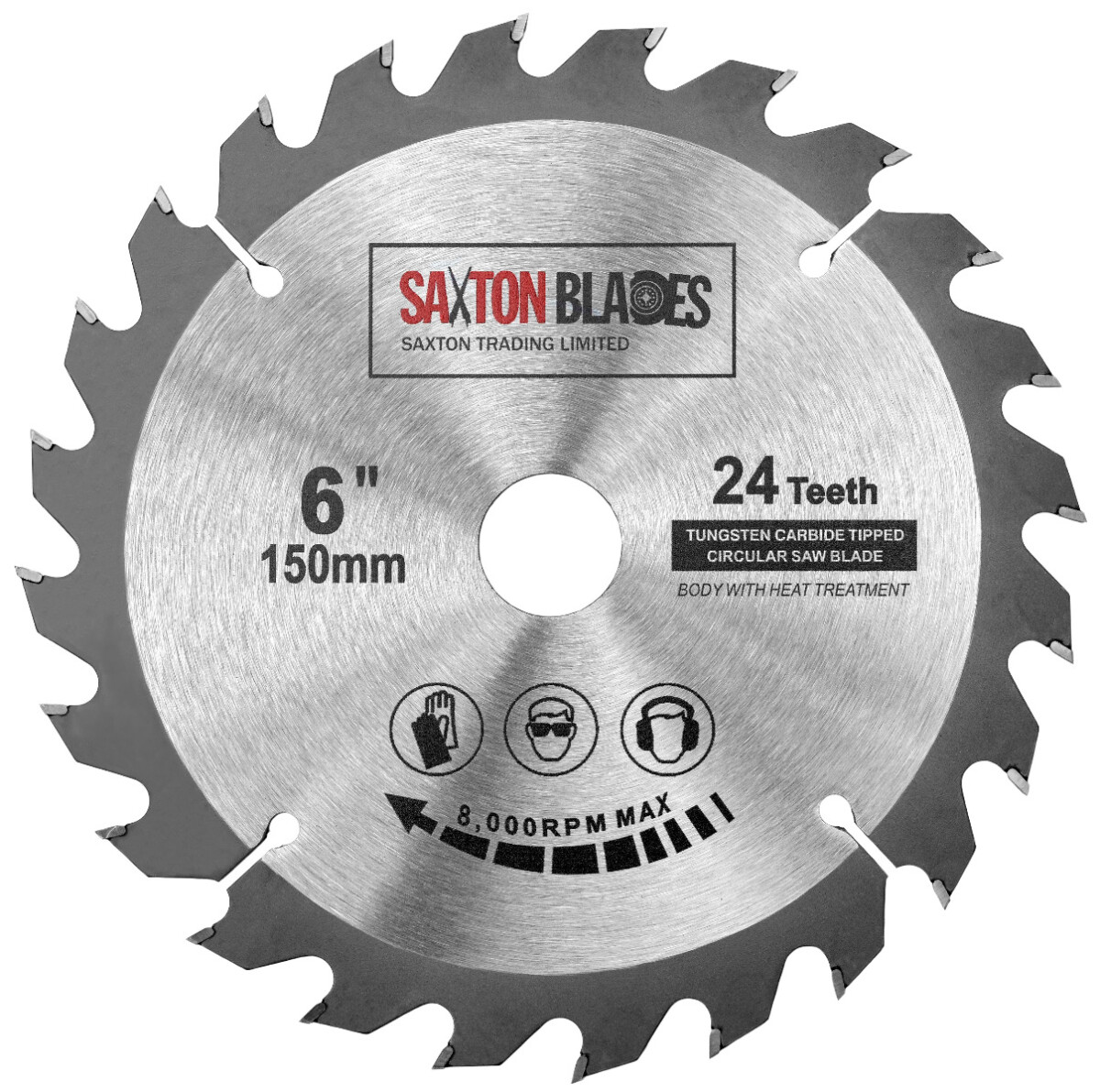 TCT Circular Blade 150mm x 24T | Saxton Blades