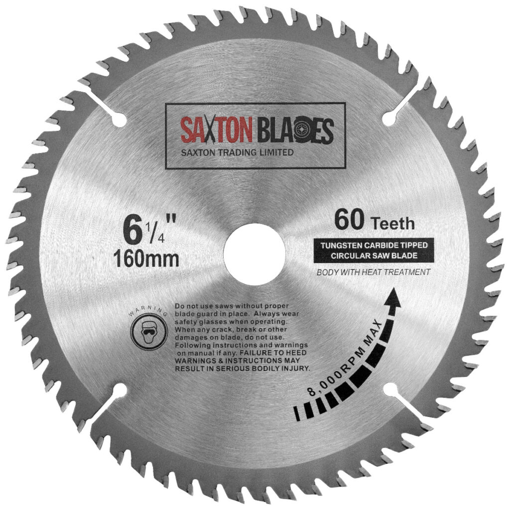 TCT Circular Blade 160mm x 60T | Saxton Blades