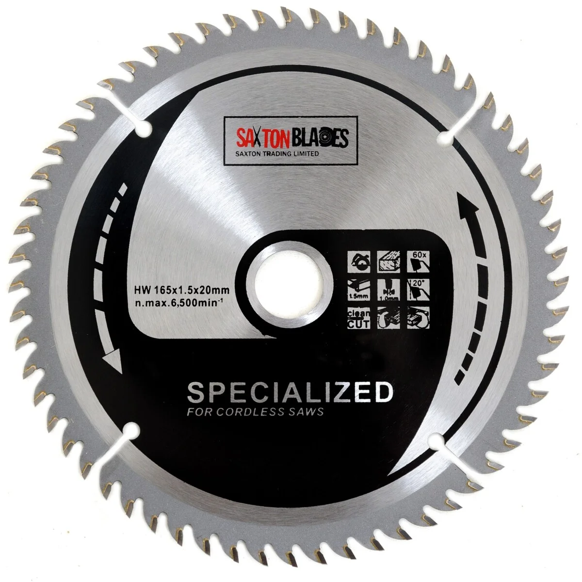 Milwaukee 165mm circular saw blade sale