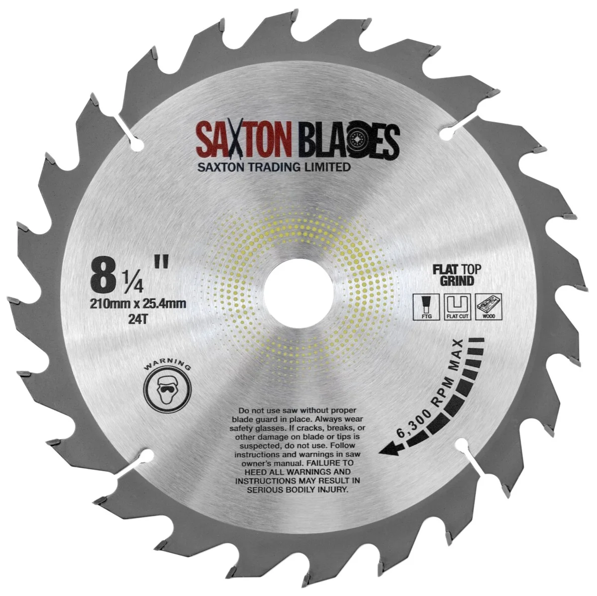 Flat top deals table saw blade