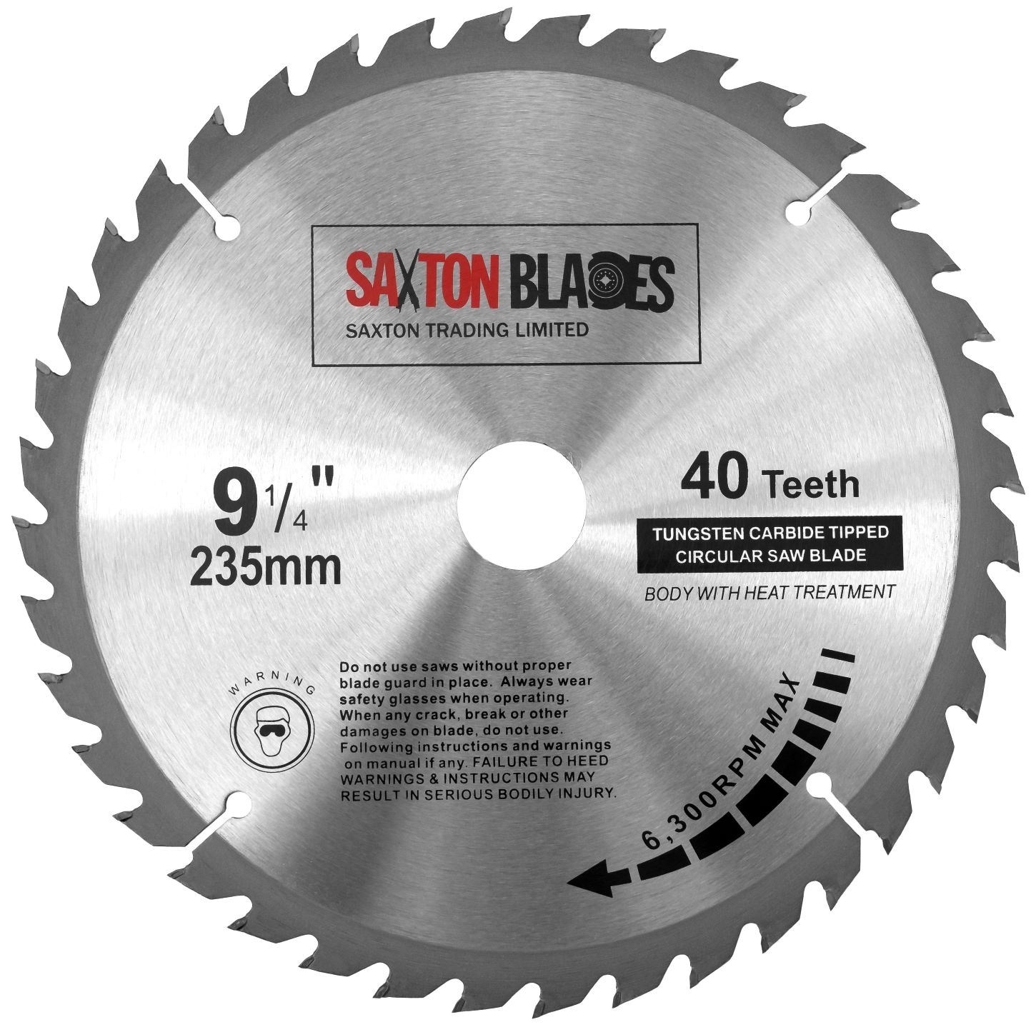 TCT Circular Blade 235mm x 40T | Saxton Blades