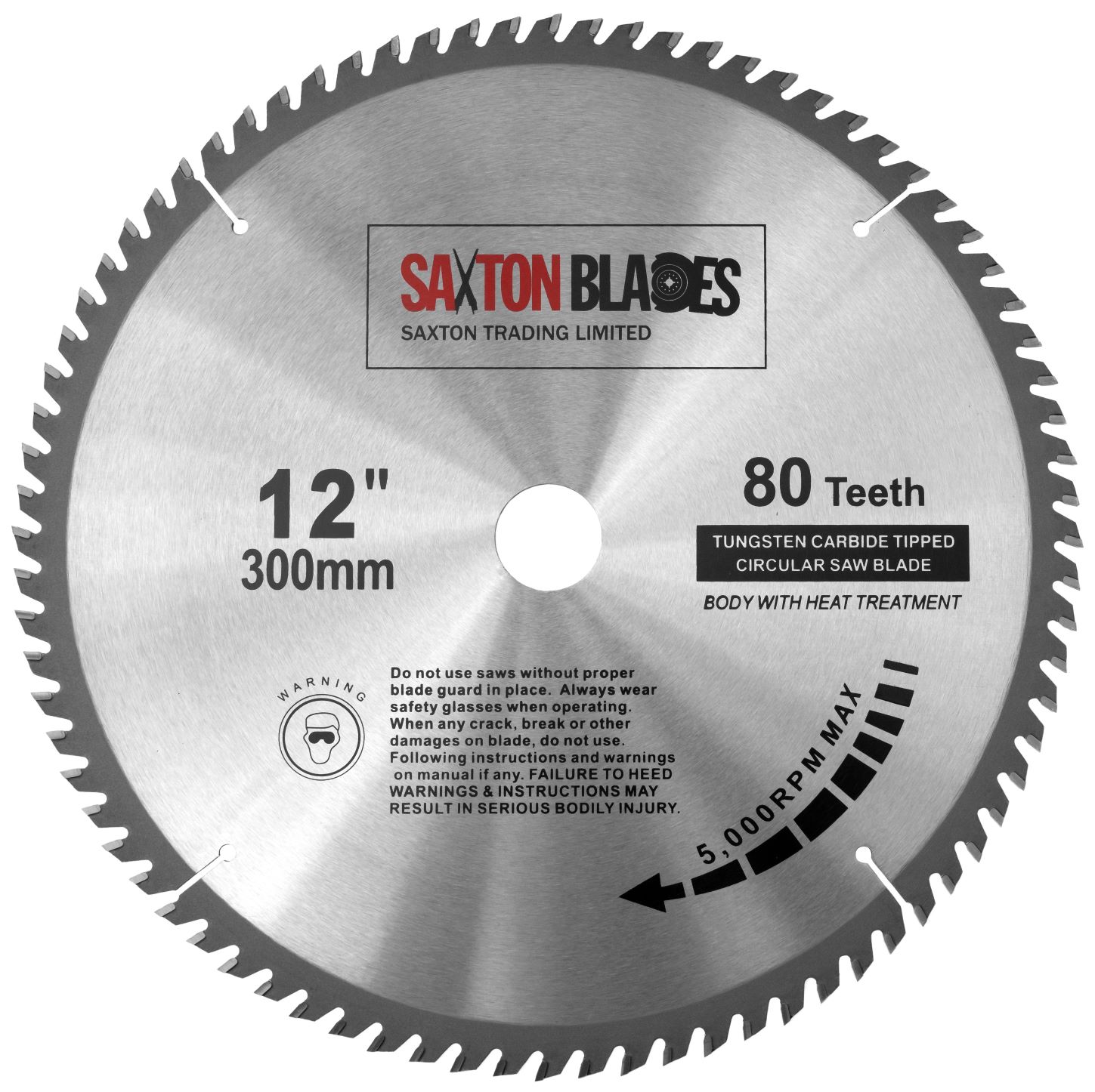 TCT Circular Blade 300mm x 80T | Saxton Blades