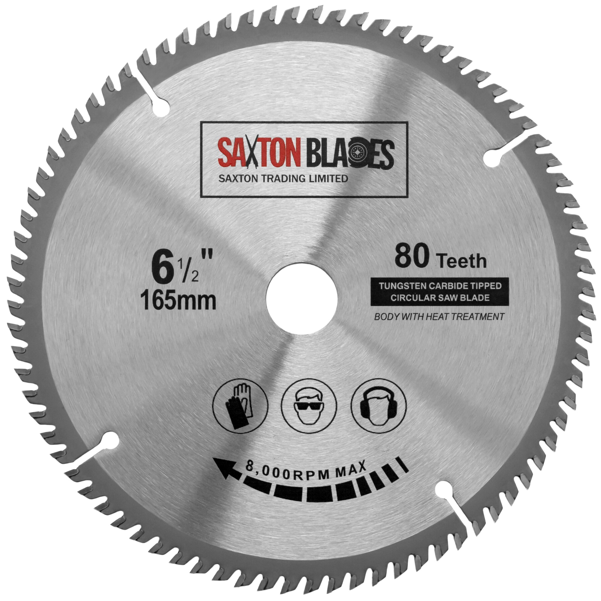 TCT Circular Blade 165mm x 80T | Saxton Blades